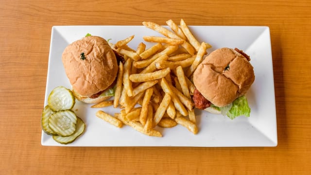 Buffalo Chicken Sliders.