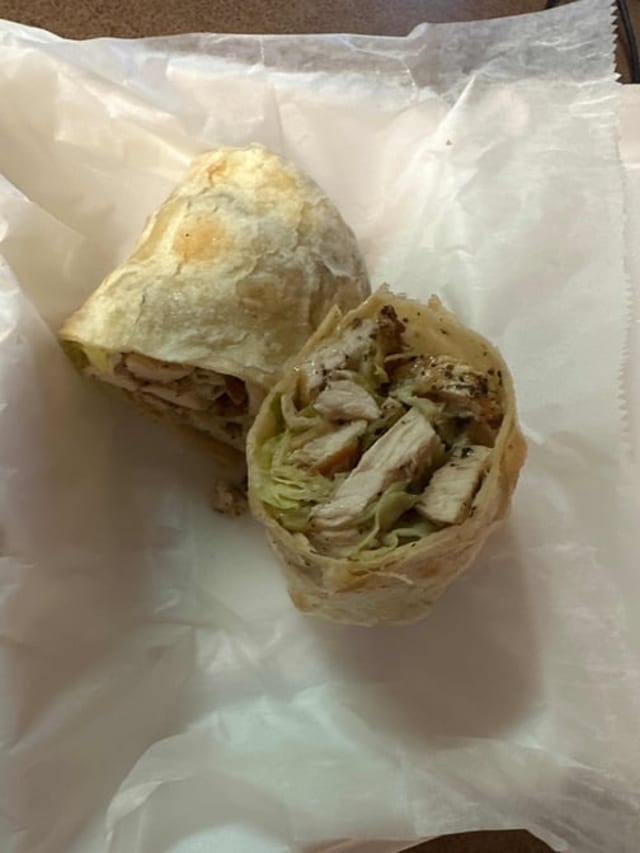 Chicken Caesar Wrap.