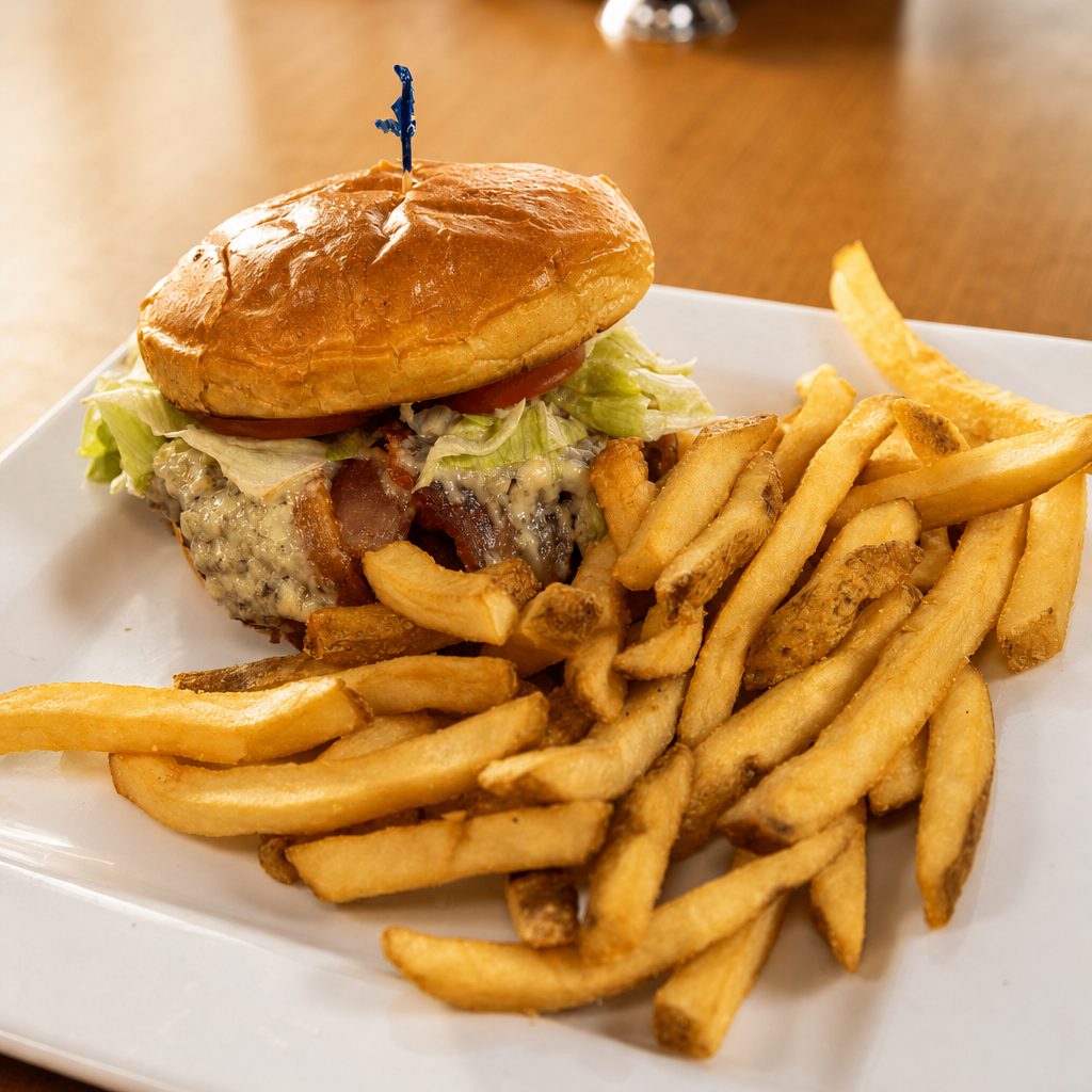 Black & Blue Burger.