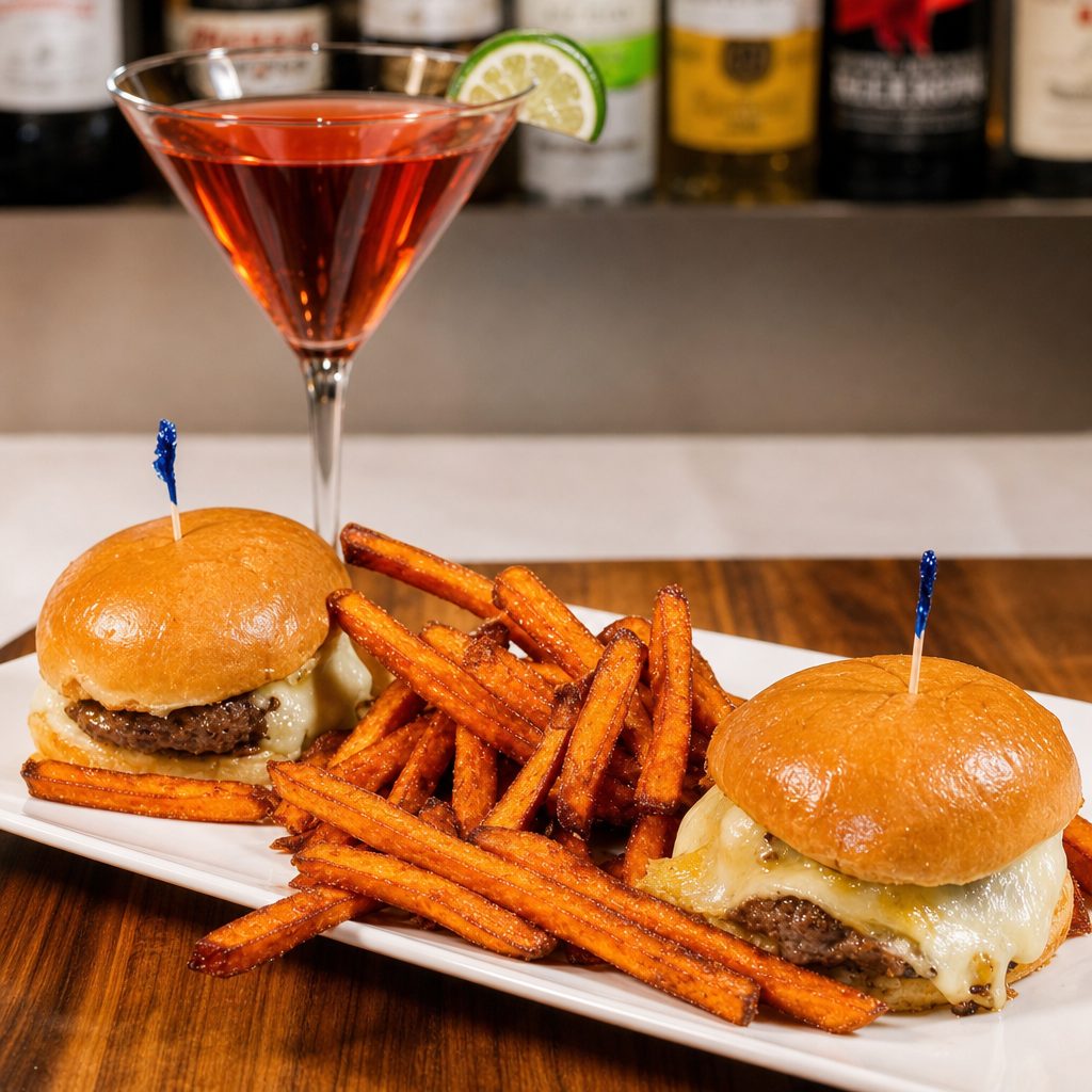 Saganaki Sliders.