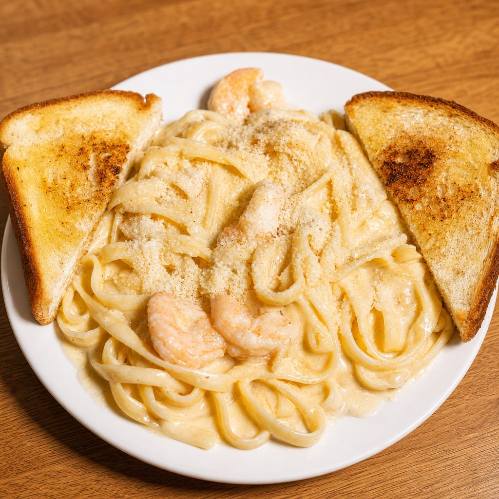 Fettuccine Alfredo.