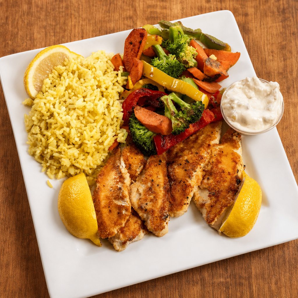 Pan-Fried Lake Perch.